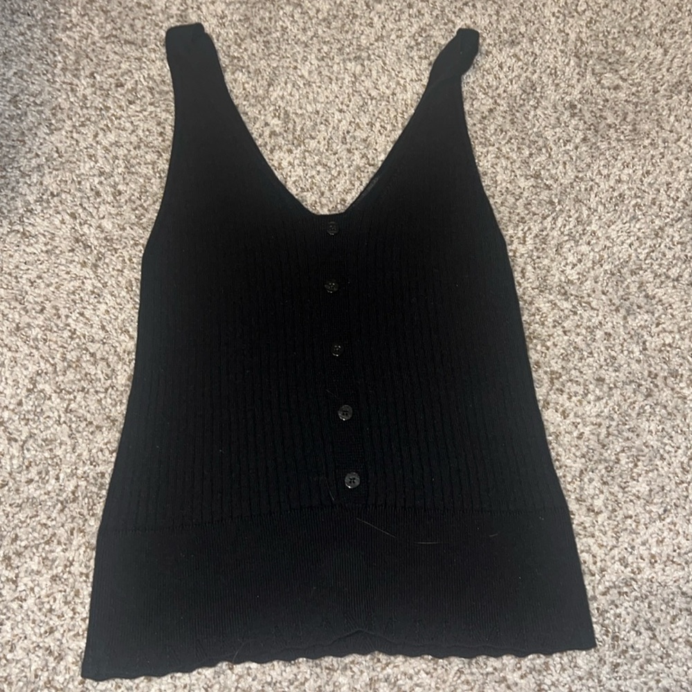 Express Size M Black Tank Brand New